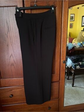 White House Black Market Black Cropped Dress Pants